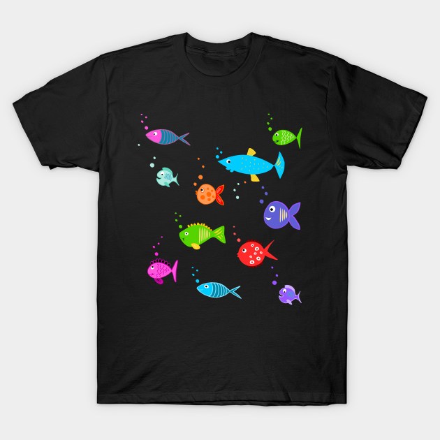 Fishtastic little fish T-Shirt by smileykty